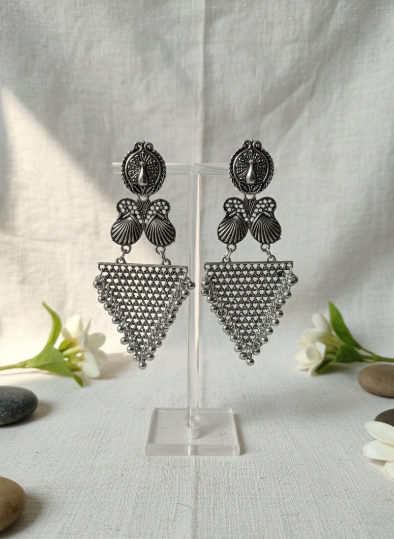 Bohemian Concentric Hoop Jhumkas