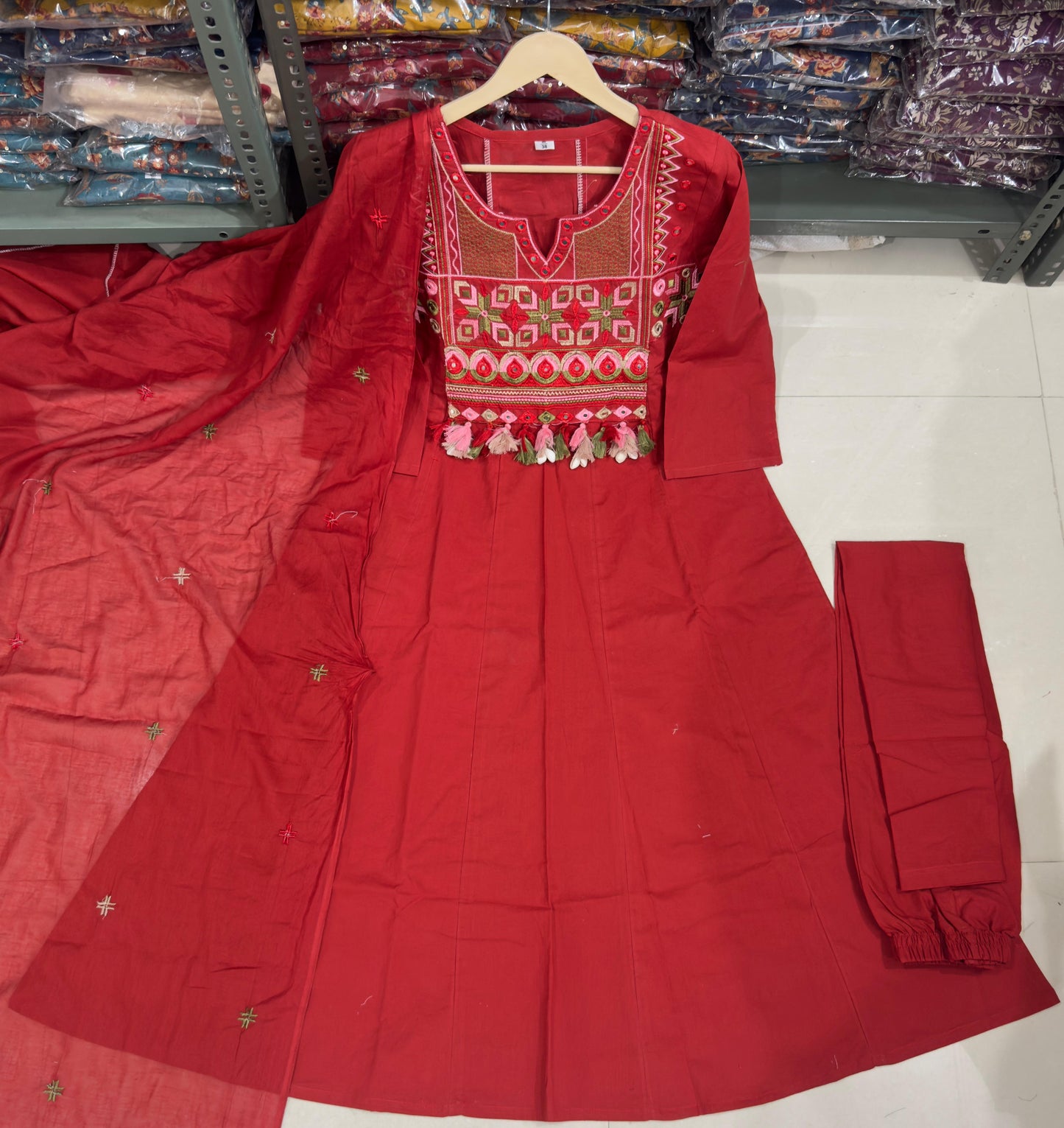 Divya Anarkali Syle Flared Kurta Set