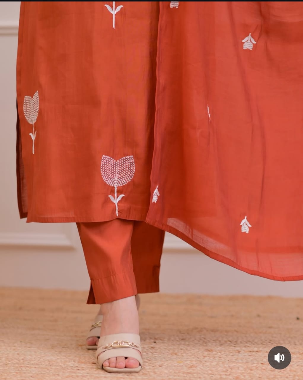 Gulnaz Premium Embroidered Cotton Suit Set