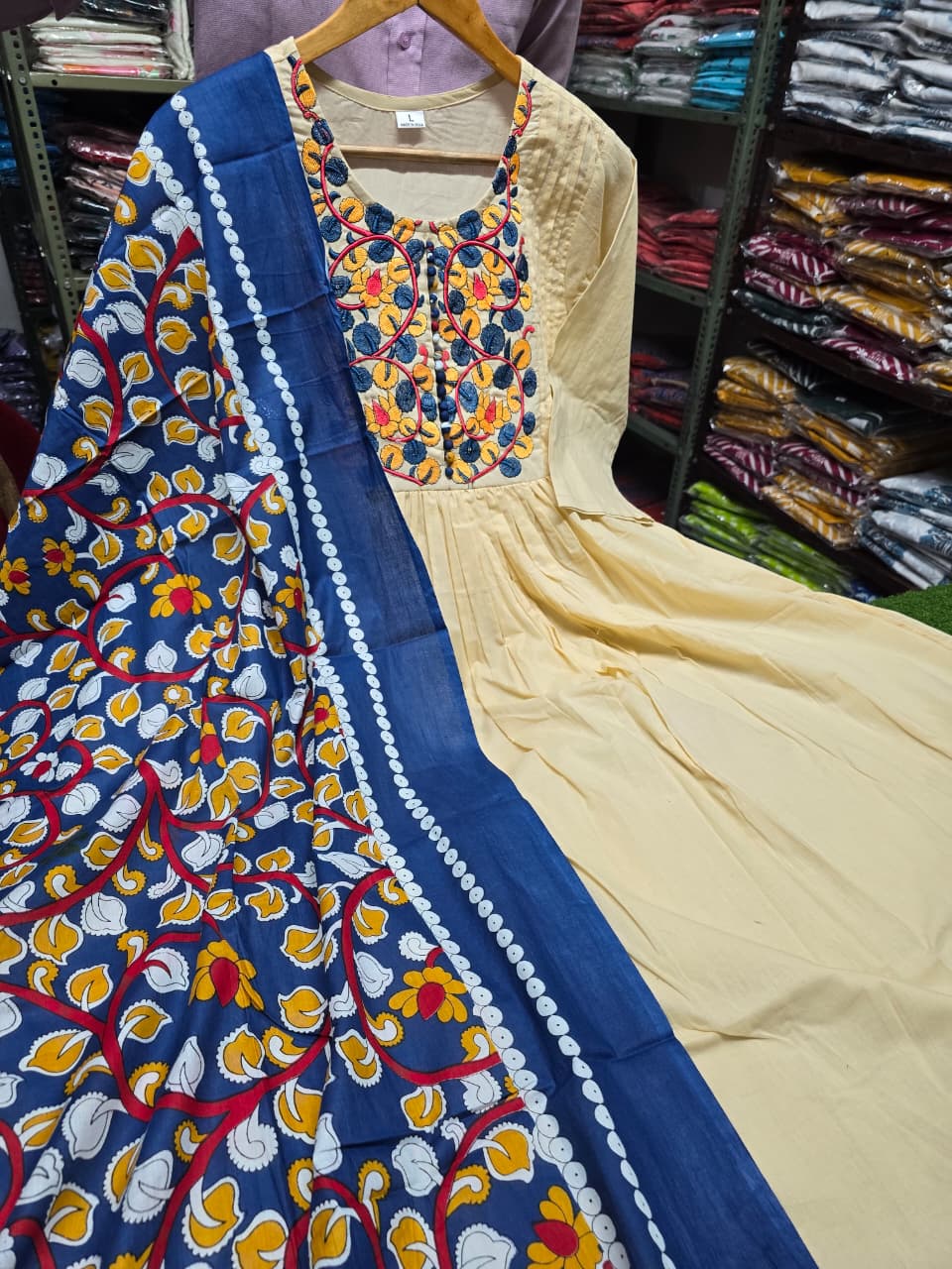 Kalamkari Pure Cotton Suit Set