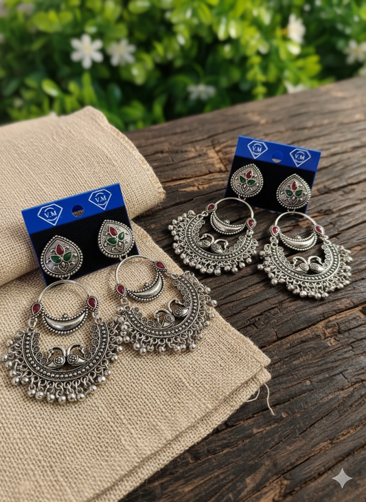 Doli-Palki Narrative Jhumkas