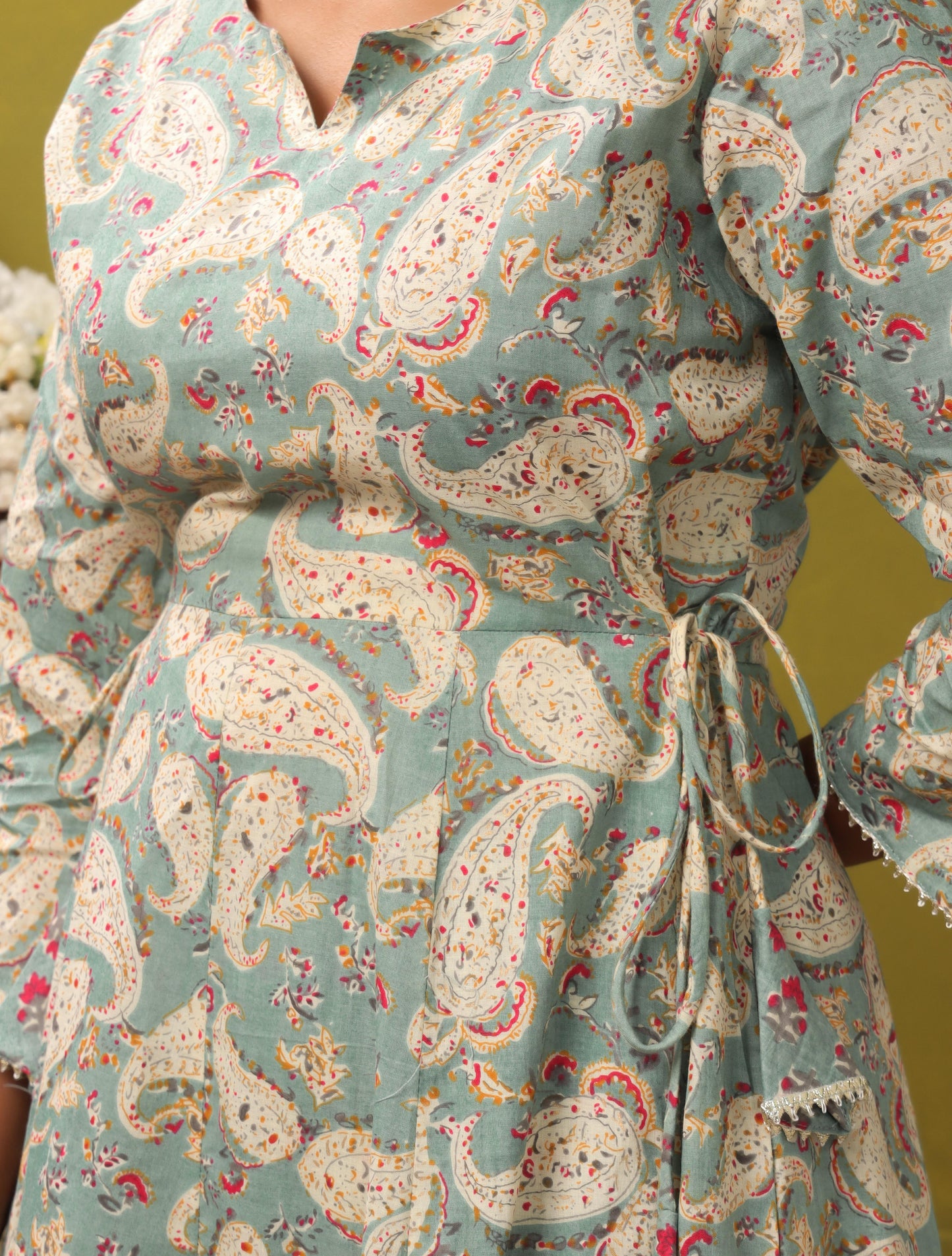 Kusum Anarkali Flower Printed Suit Set