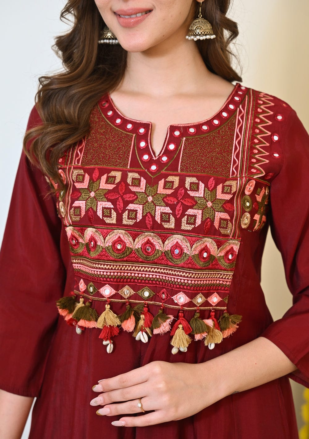 Divya Anarkali Syle Flared Kurta Set