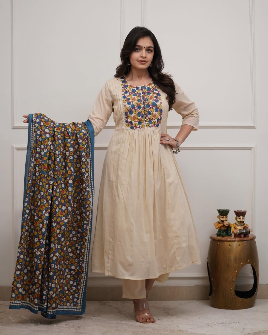 Kalamkari Pure Cotton Suit Set