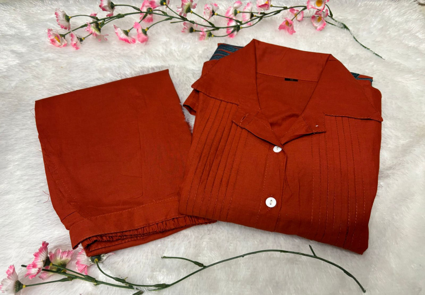 Sofia Embroidery kurti with pant Co-ord Set