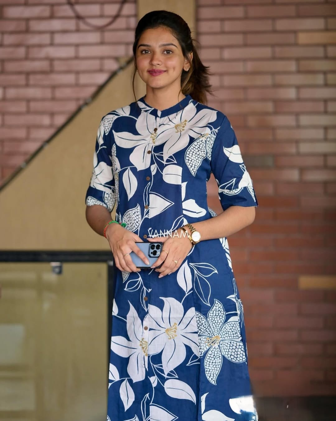 Neera Cotton A-Line Floral Printed Co-ord Set