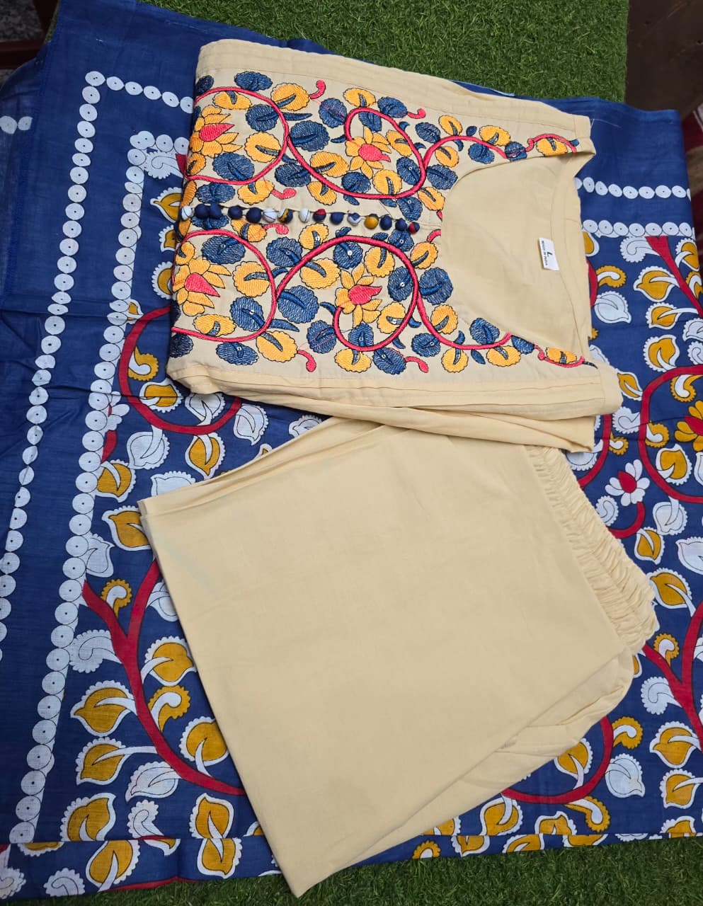 Kalamkari Pure Cotton Suit Set
